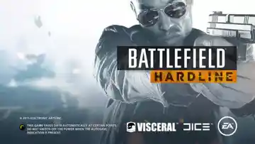 Battlefield Hardline (USA) (Beta) screen shot title